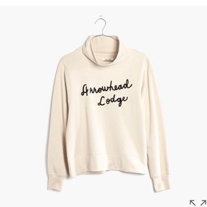 Madewell Funnel Neck Arrowhead Lodge Sweatshirt