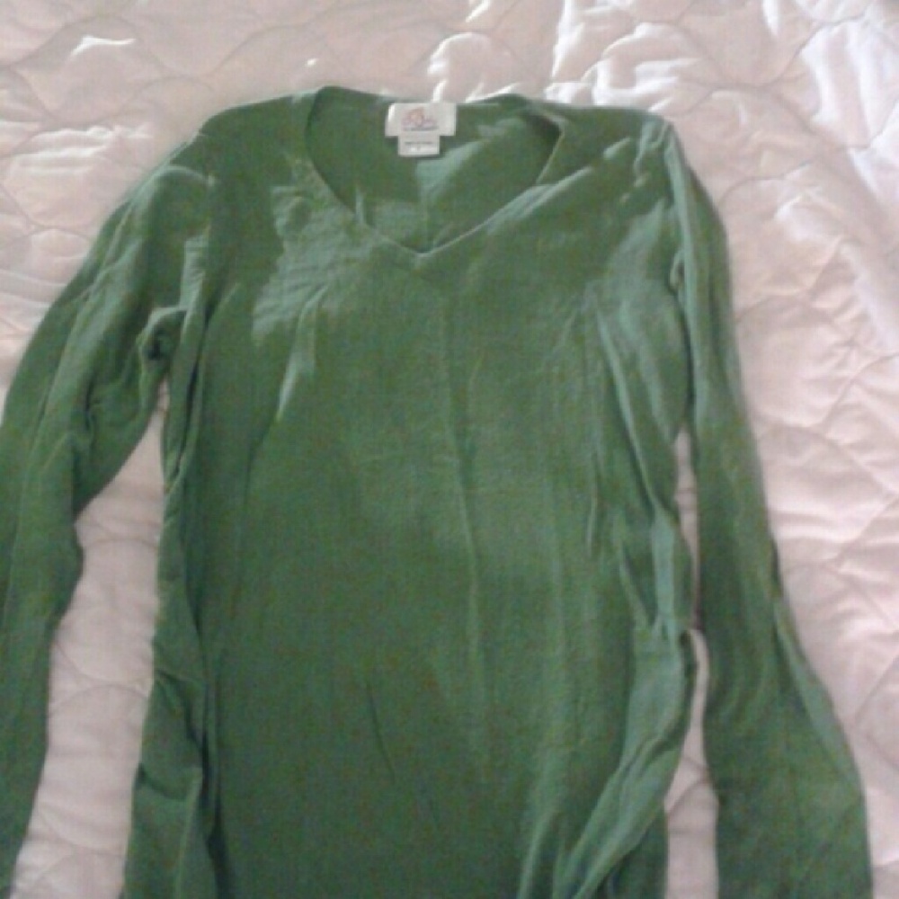 Oh Baby Green long sleeve top