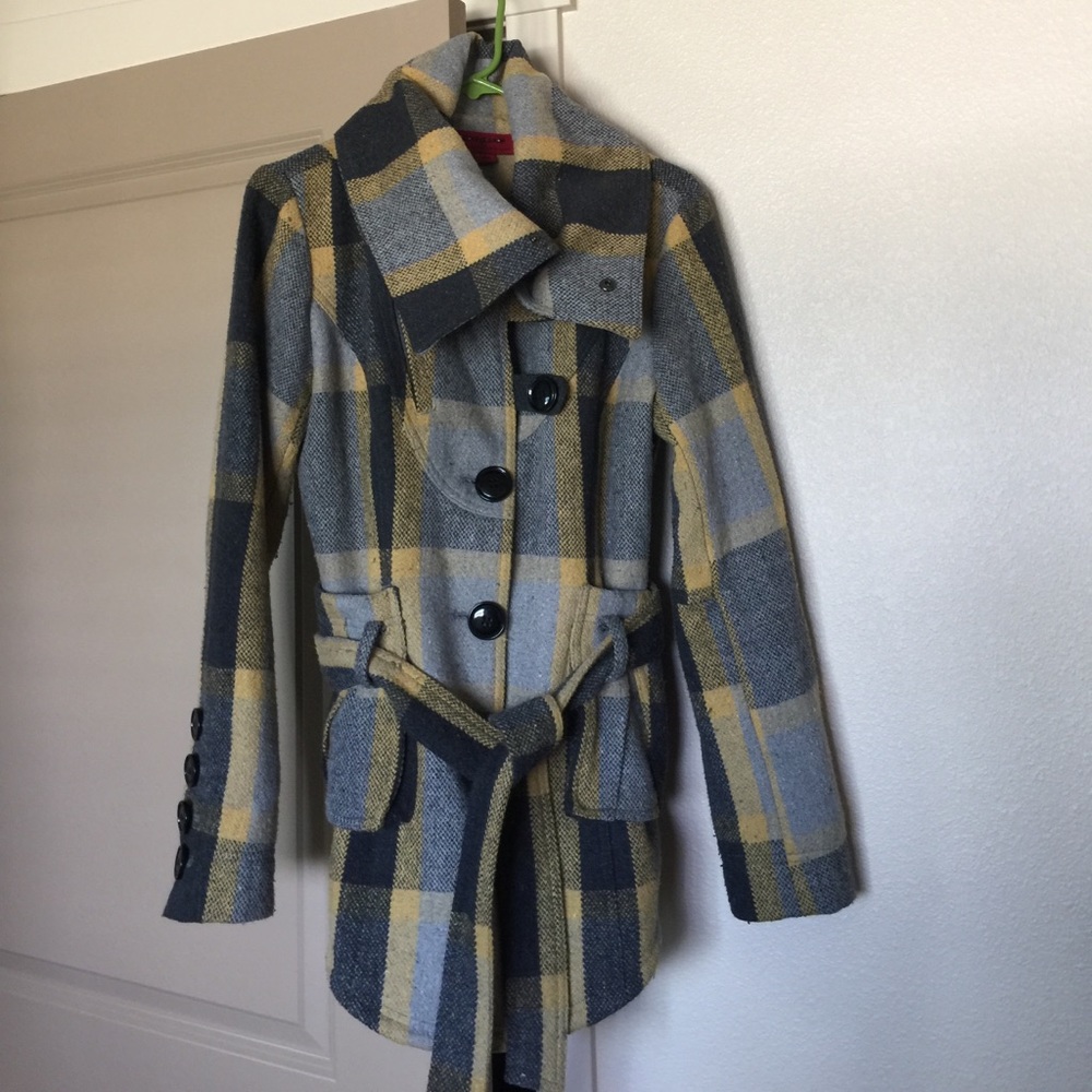 Plaid coat