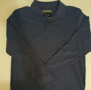 St Johns Bay Men's Long Short Sleeve Polo Golf