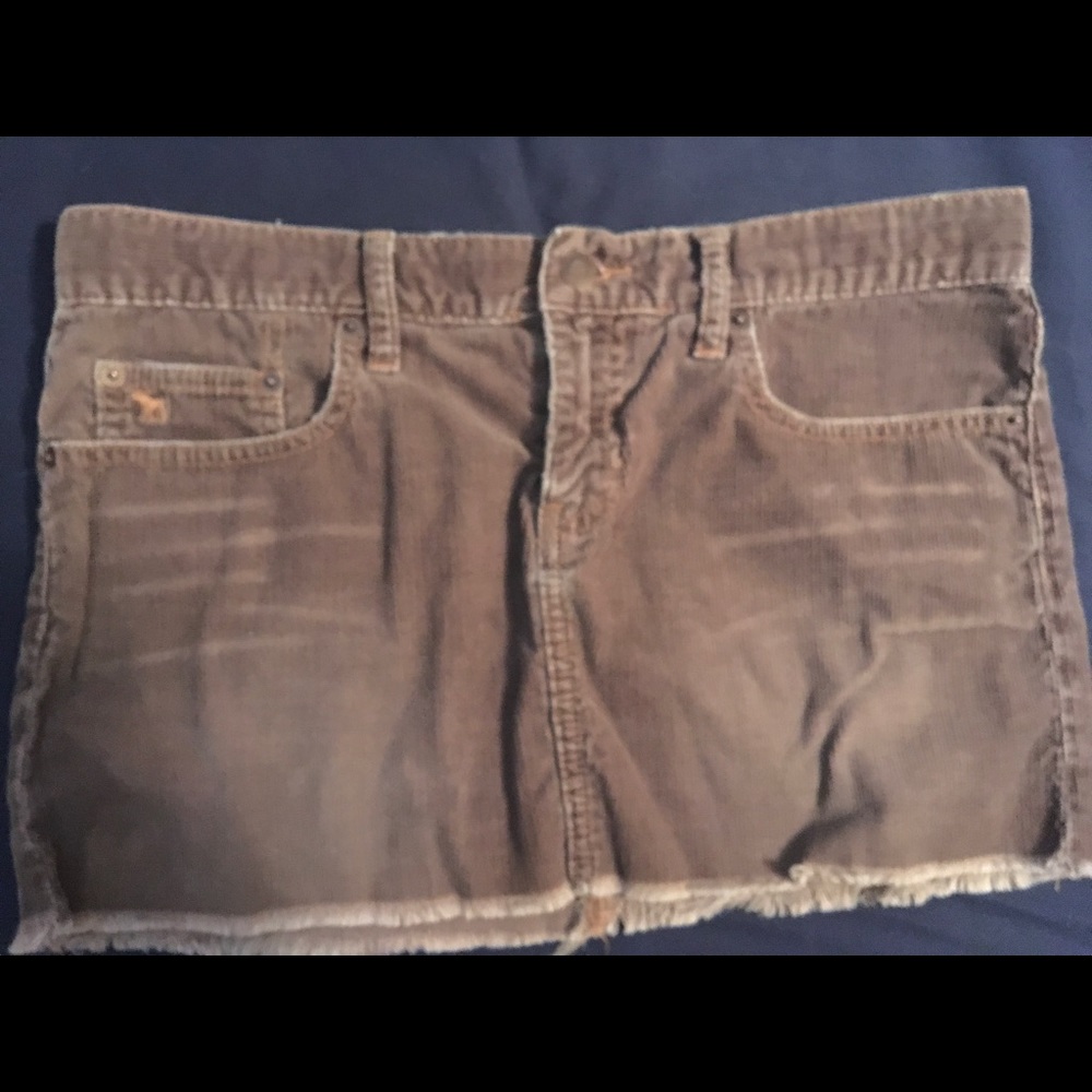 Abercrombie & fitch brown skirt