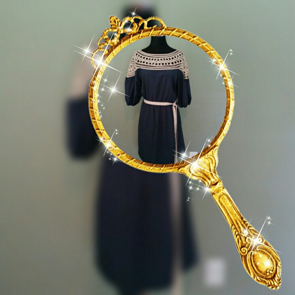 NAVY BLUE DRESS BY ESLEY