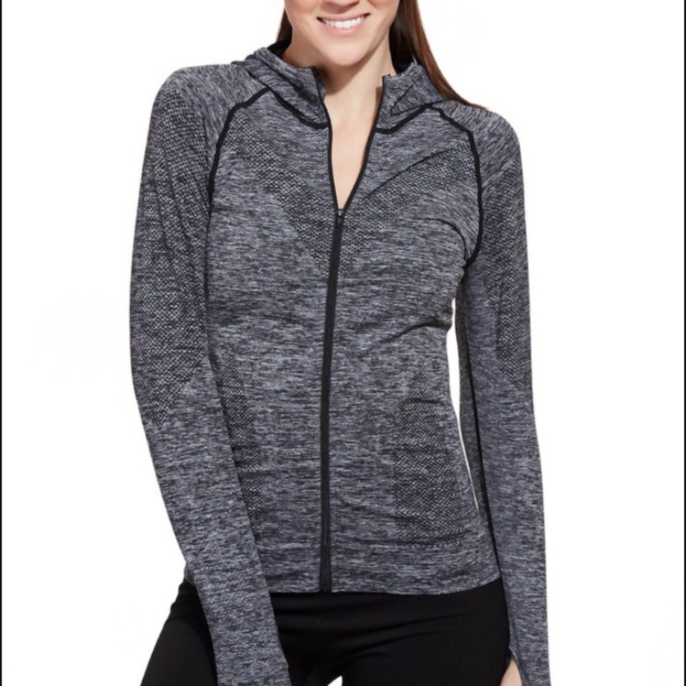 Sweet romeo compression hooded jacket