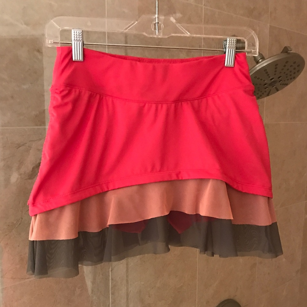 Fila think tiered tennis skirt