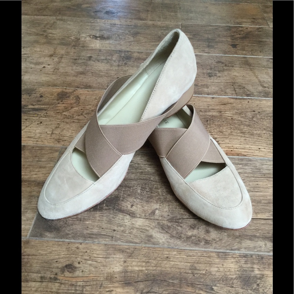 Taryn Rose Farrah Crisscross Gore Low-Heel Pump