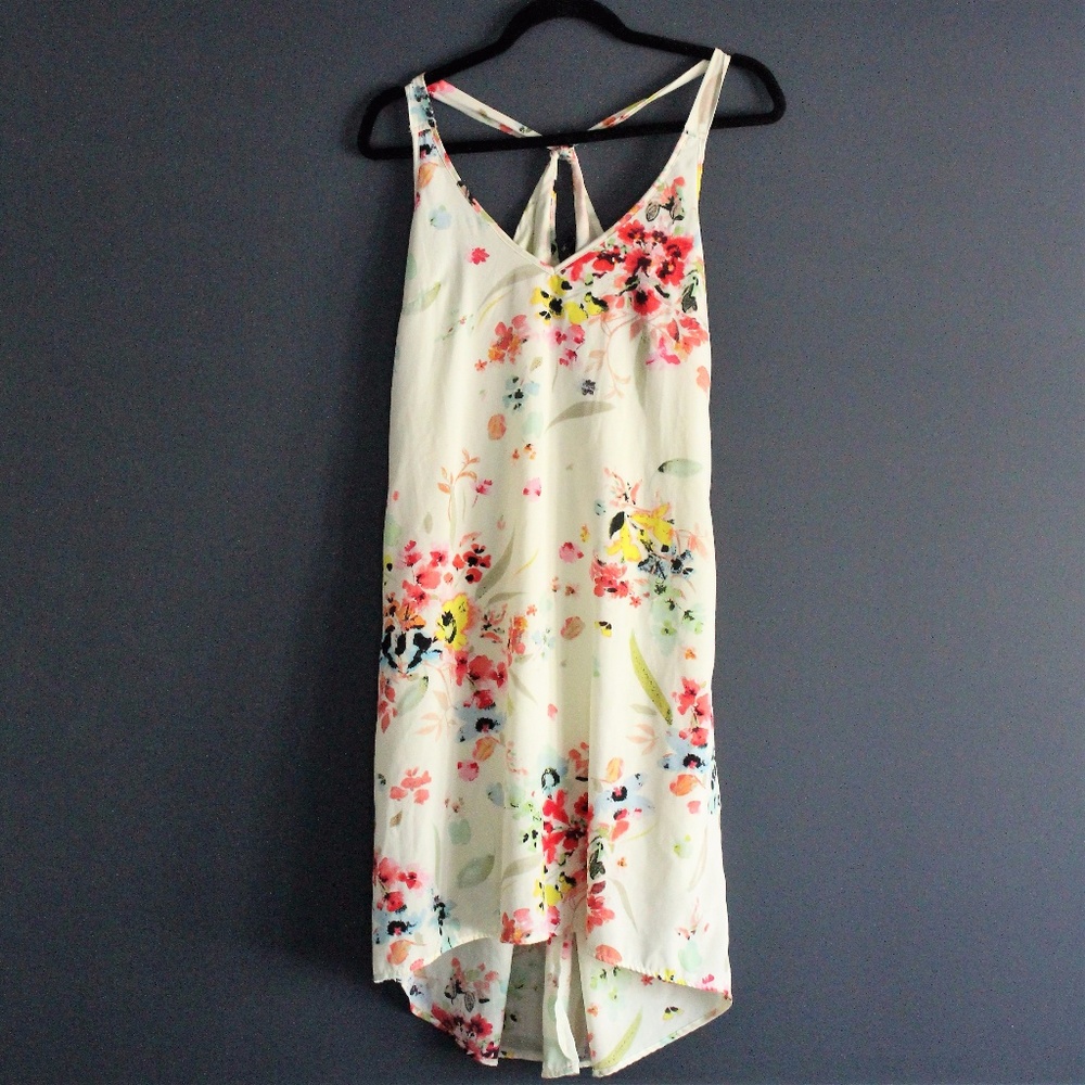H&M Floral High Low Dress