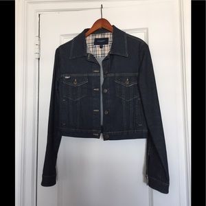 Burberry Cropped Denim Jacket Sz6
