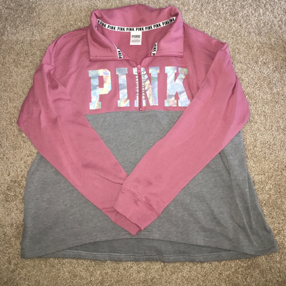 Victoria's Secret Pink crew neck hoodie size large