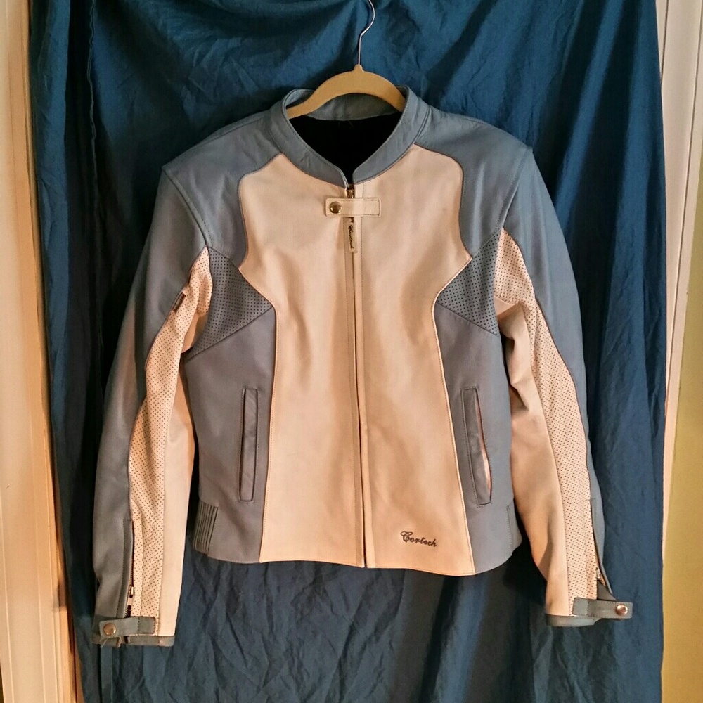 Cortech Tourmaster Leather Motorcycle Jacket