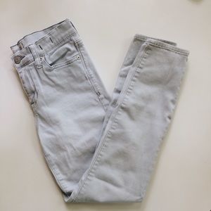 Madewell High Riser Skinny Crop Jeans in Sage