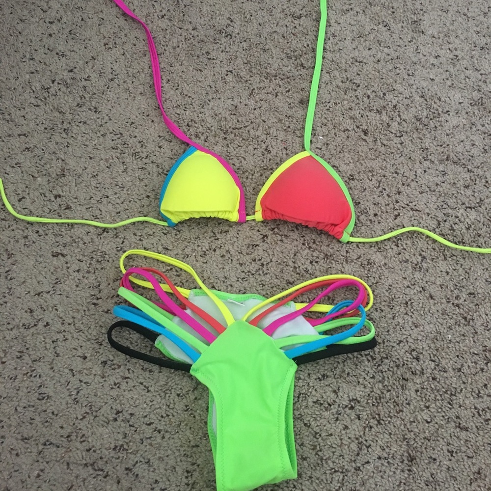 Multi-Colored Bikini. - image 1