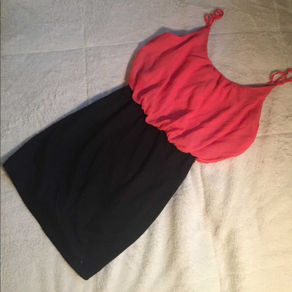 Little black dress with a twist