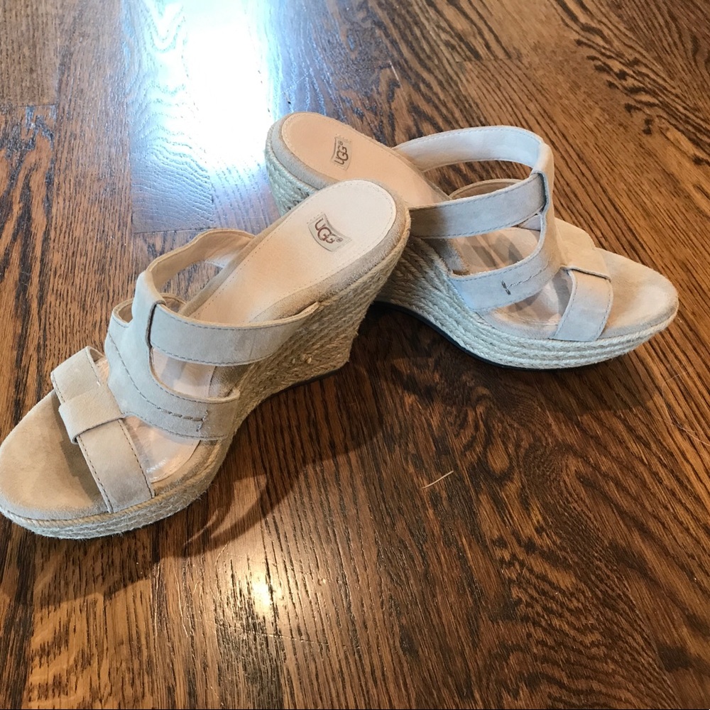 Ugg suede wedges