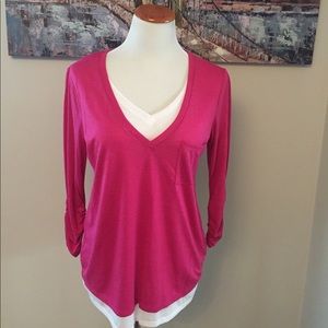 Style&Co. Split Neck Blouse