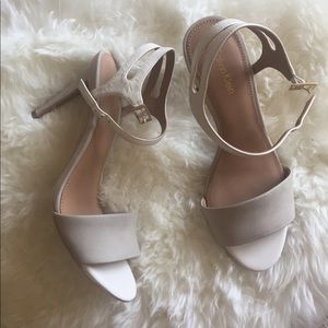CK taupe/nude sandal pumps
