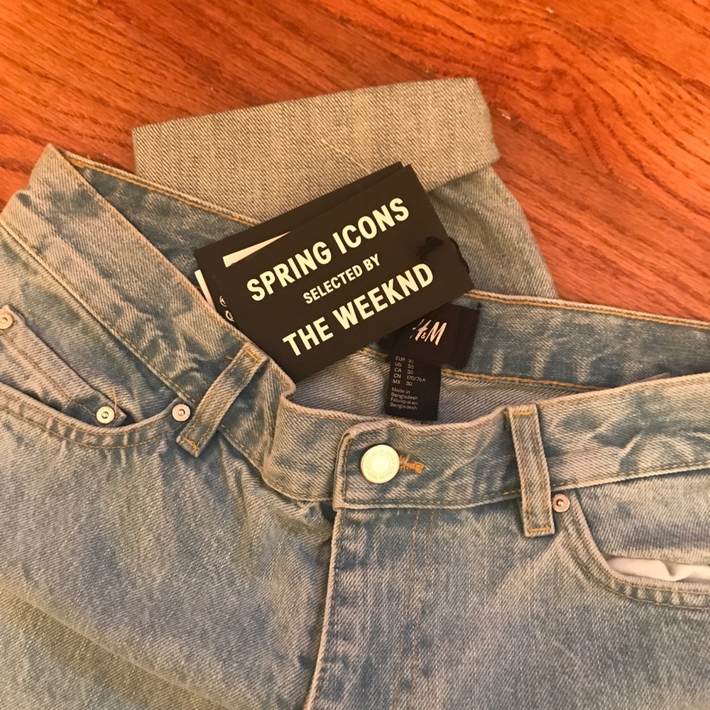 H&M jeans selected by The Weeknd