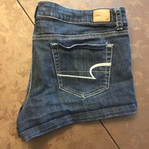 American Eagle blue jean shorts!