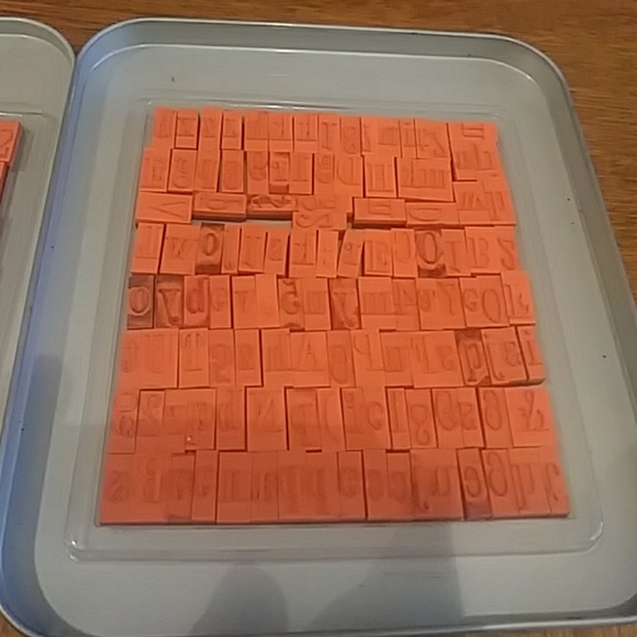 MAKING MEMORIES SCRAPBOOKING STAMPS & STAMPER - Picture 2 of 7