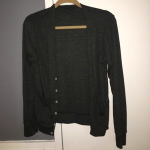 Gray American Apparel cardigan