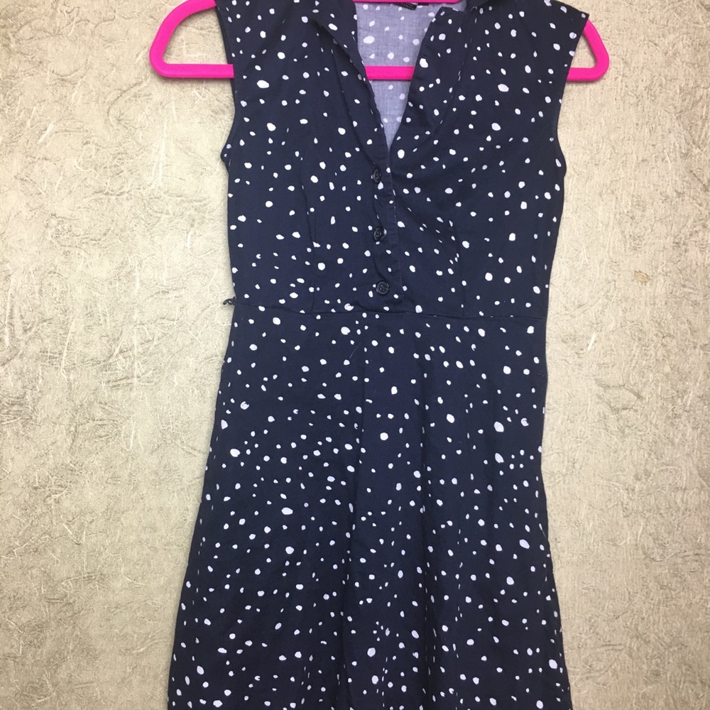 ANN TAYLOR//POKLA DOTTED DRESS
