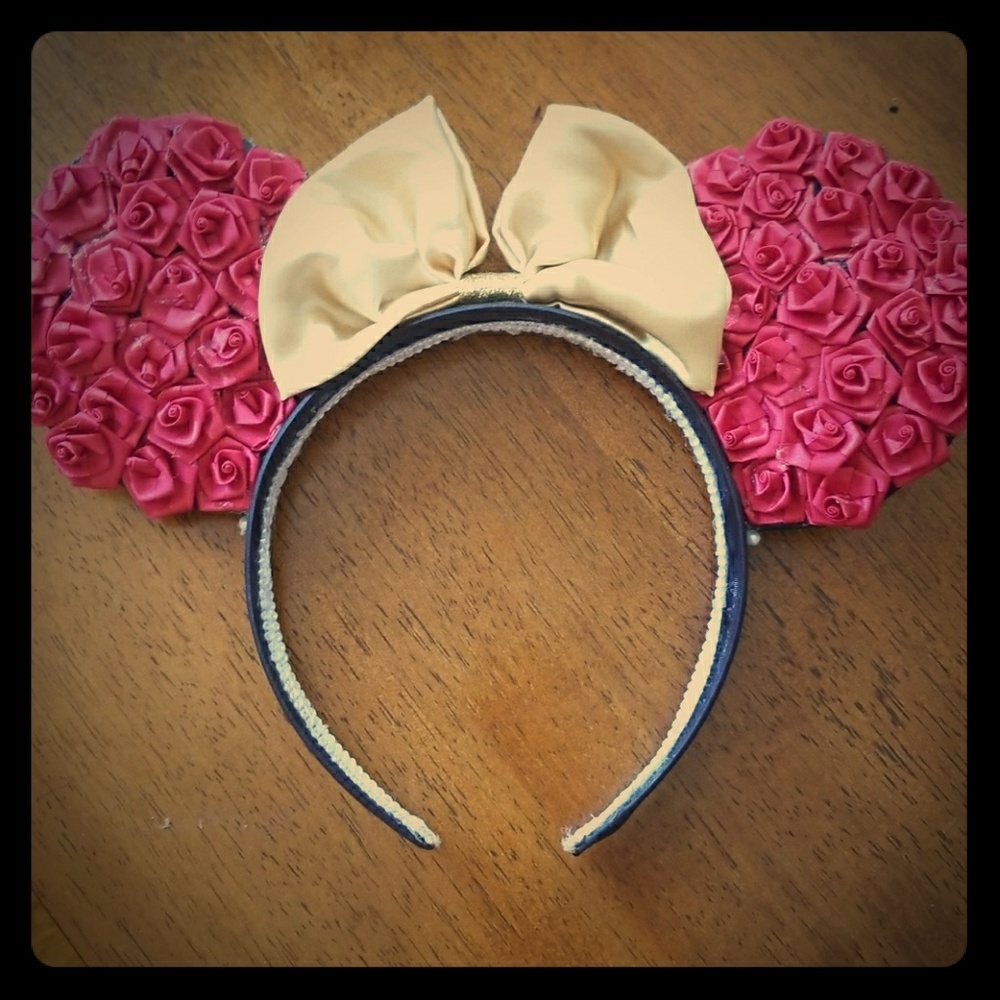 Custom Belle Inspired Minnie Mouse Ears