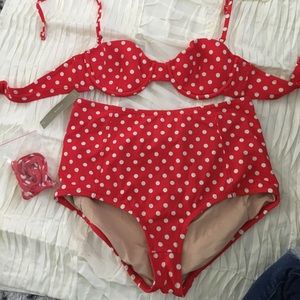 J crew two piece swim suit