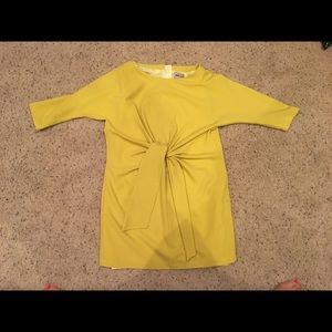 asos Chartreuse dress