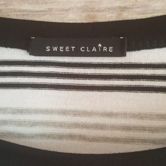 NWOT Raglan Striped Soft Long Sleeve Top S M L - Picture 6 of 8