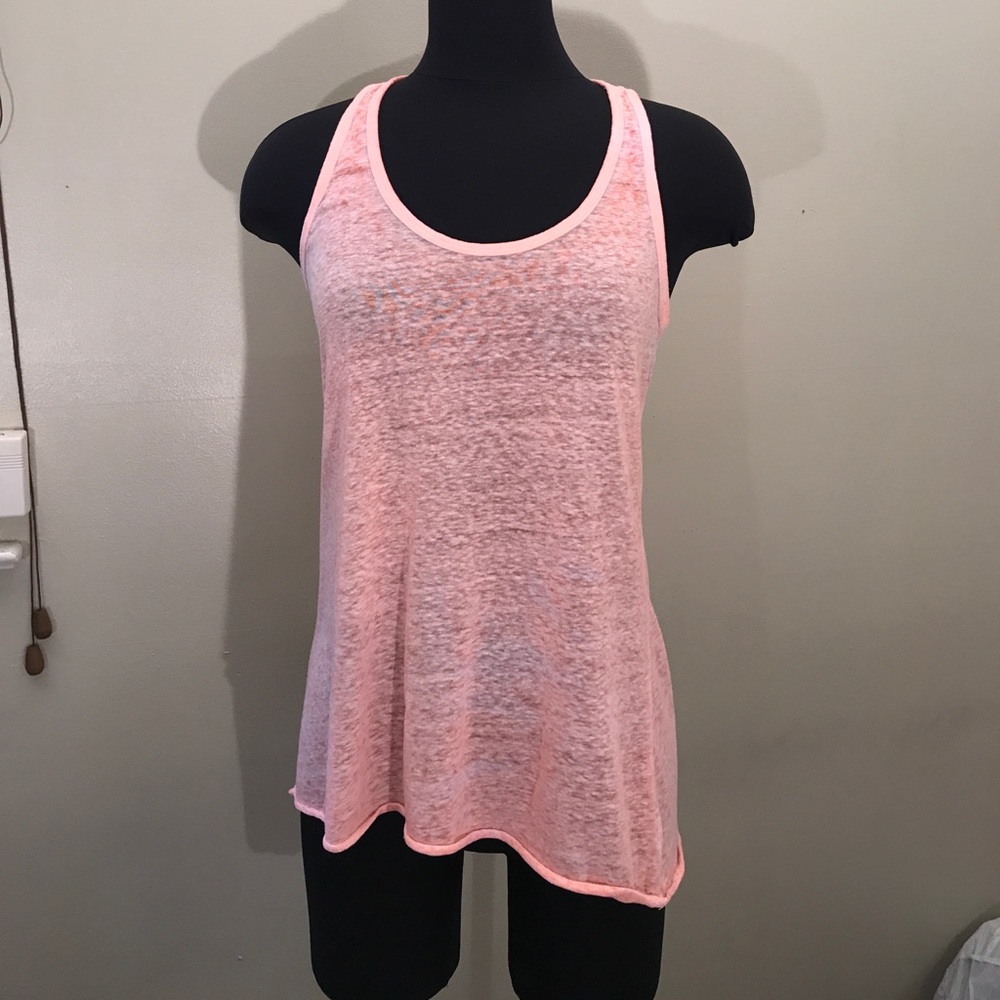 American Eagle Burnout Peach Tank