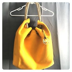 Mustard Yellow Michael Kors Handbag
