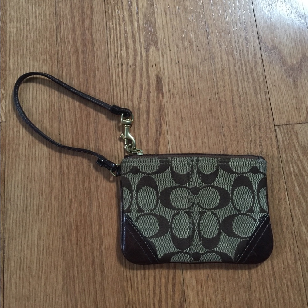 Gently used Coach wristlet