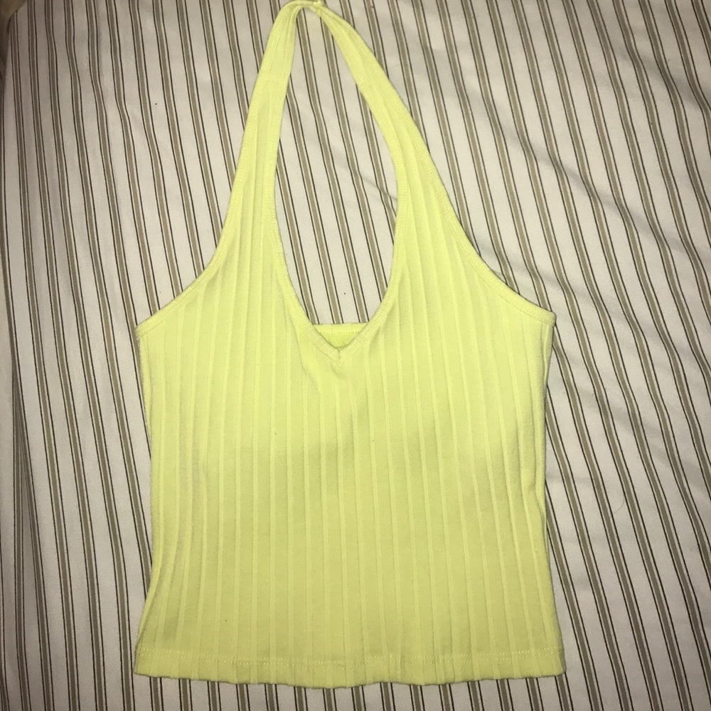 Hollister neon top