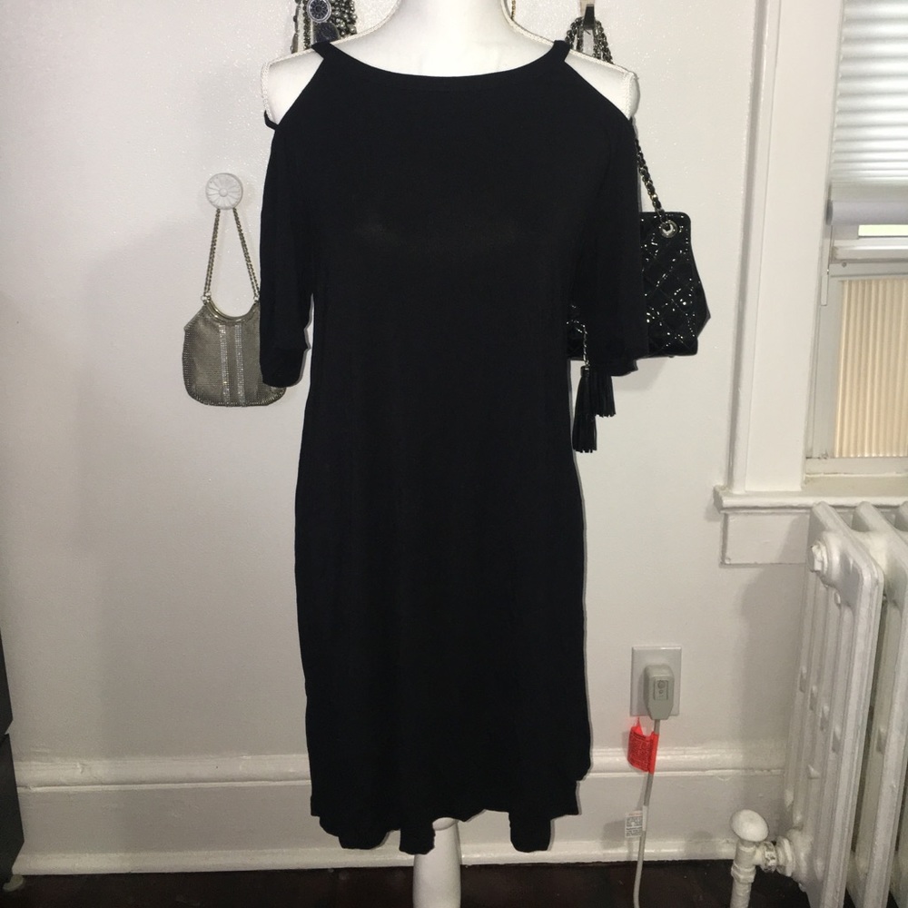 Lattice Back T-Shirt Dress