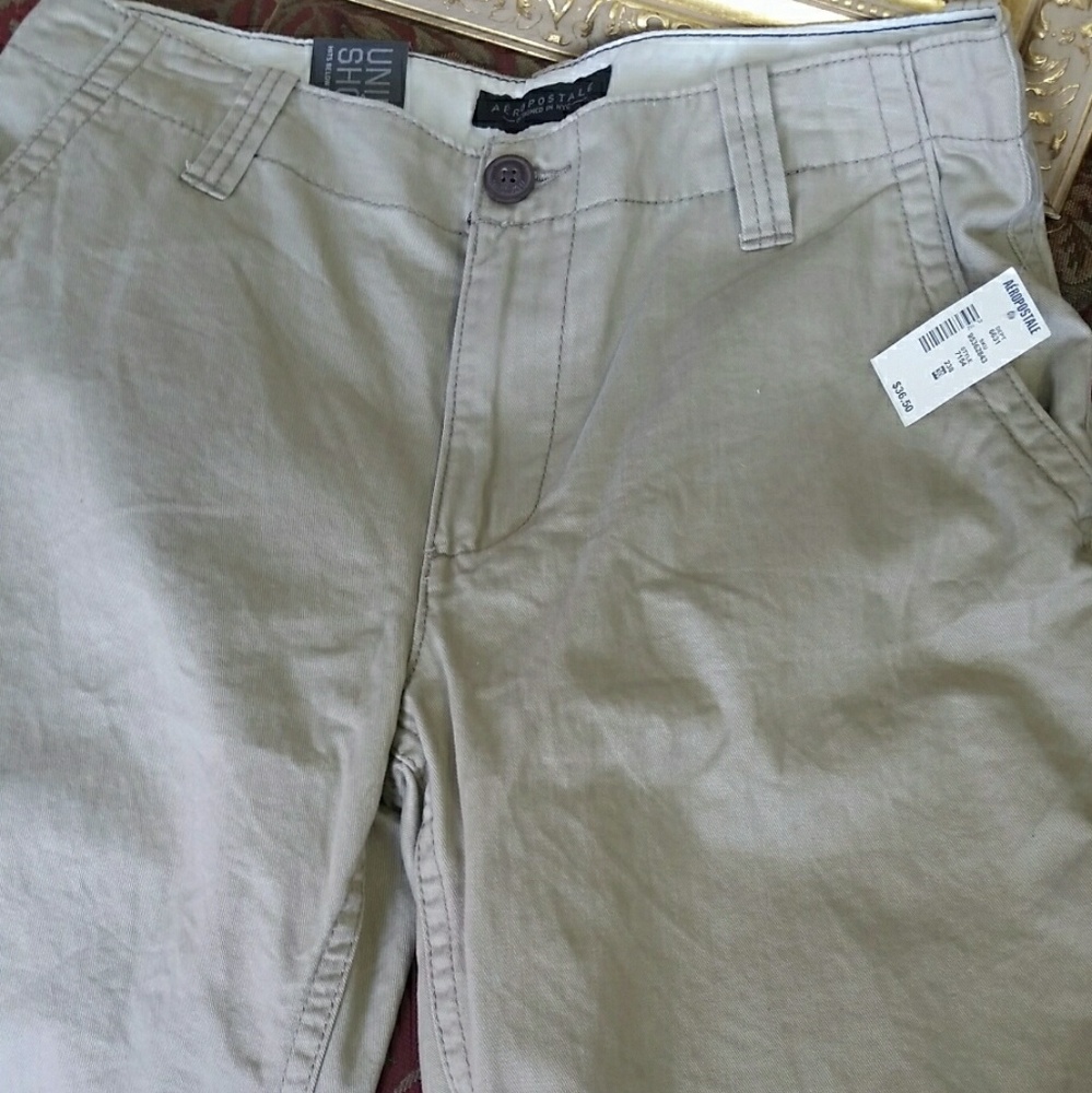Men's Aeropostale Khaki Uniform Shorts