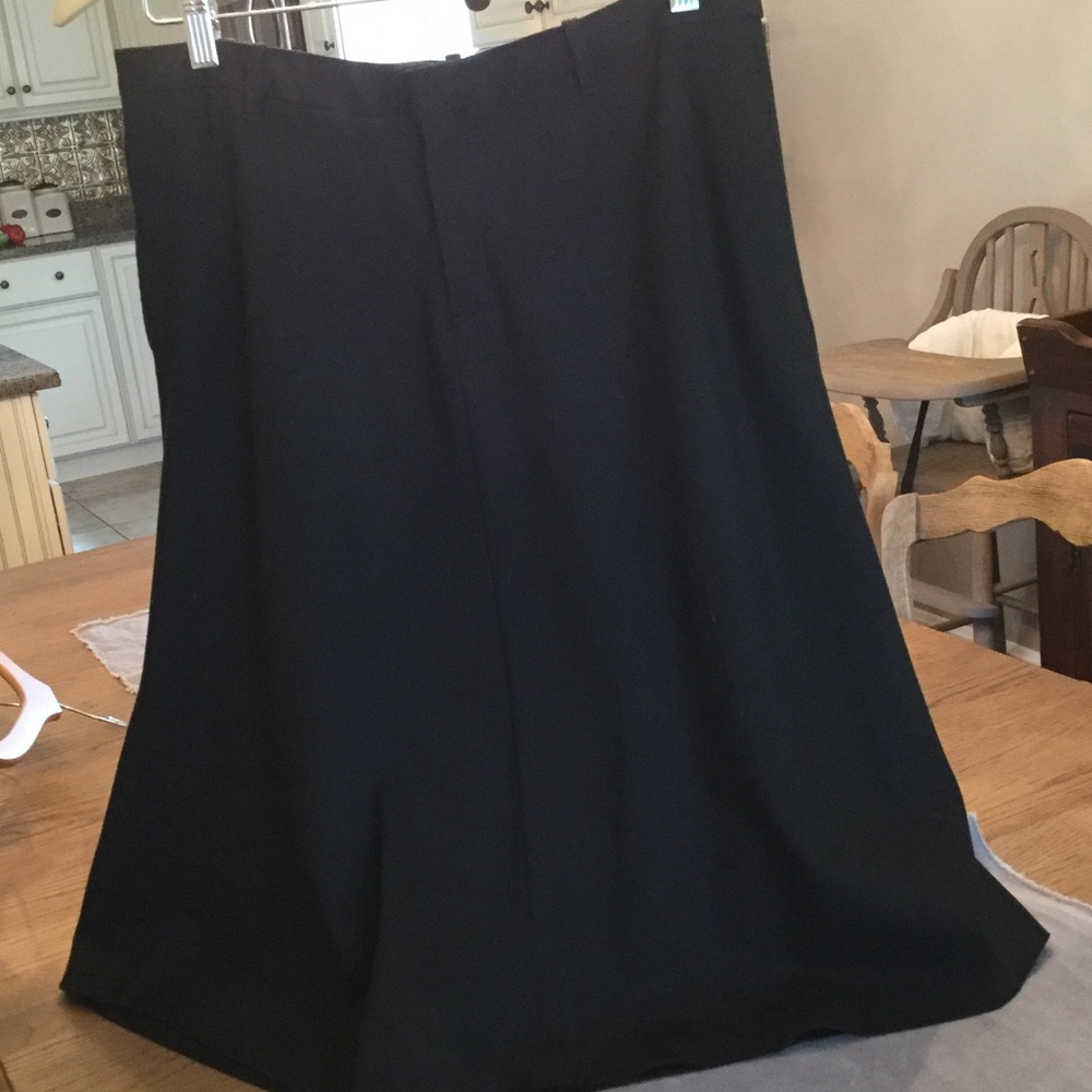 Black, dry clean only, 26 inches long