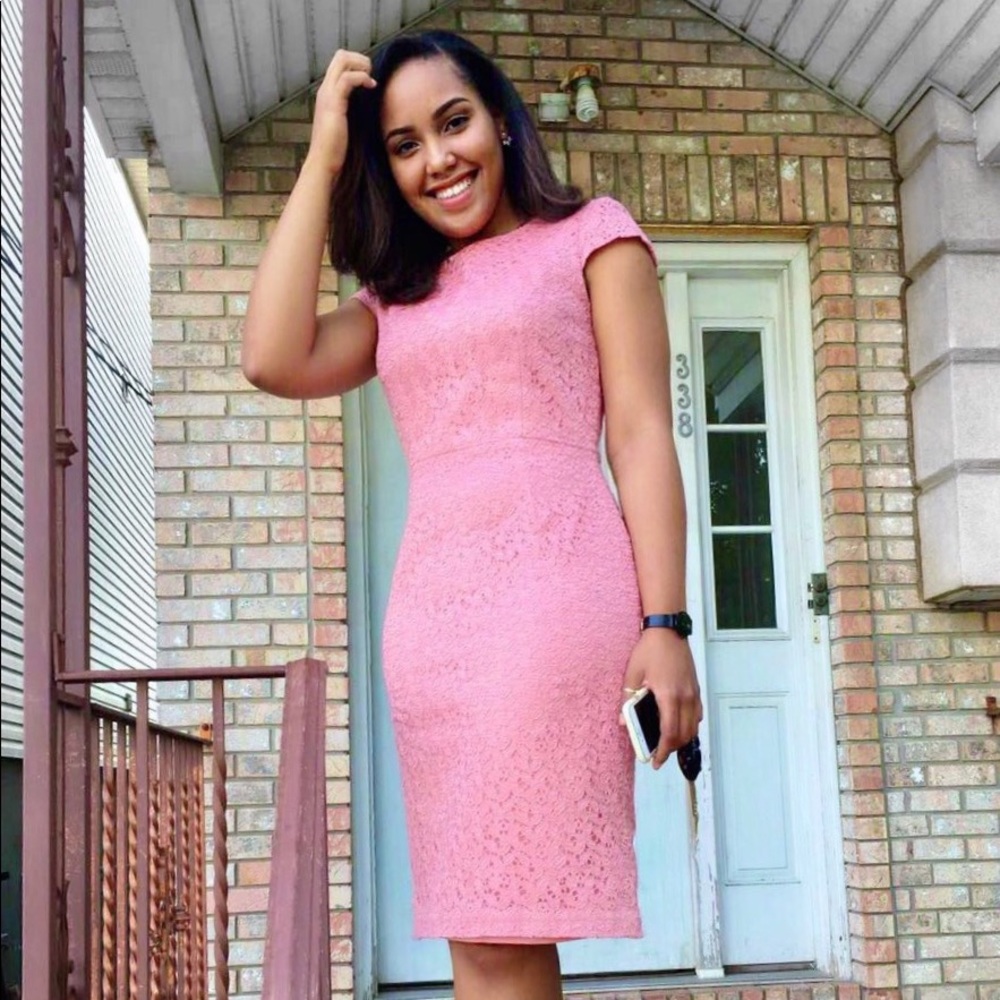 Betsey Johnson Pink Lace dress