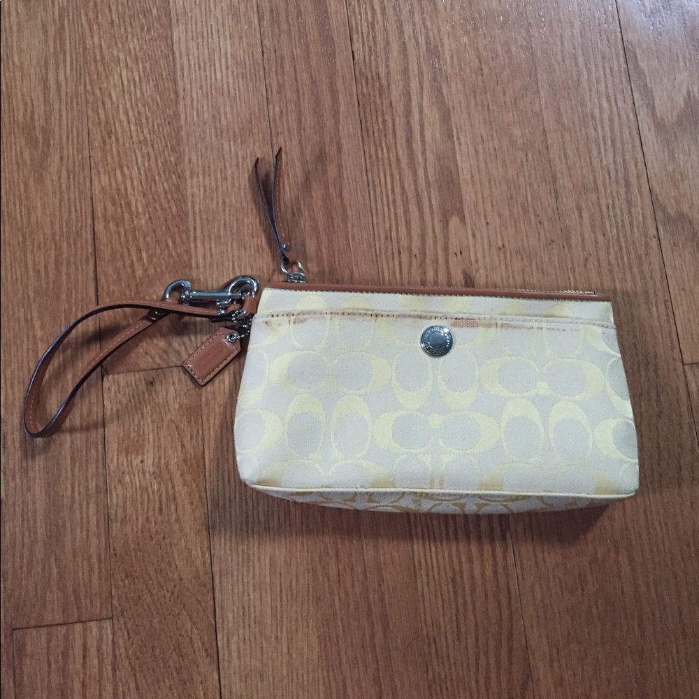 Gently used Coach wristlet