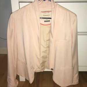 Anthropologie Pink Blazer Cartonnier
