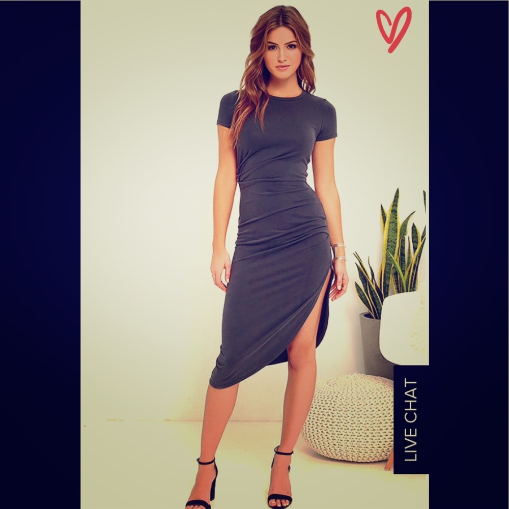 Grey t shirt dress