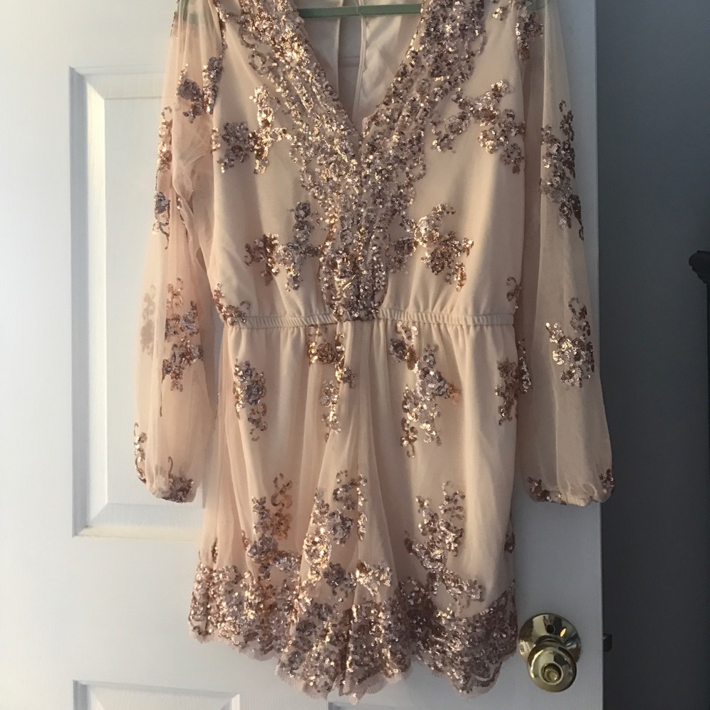 Rose Gold Romper