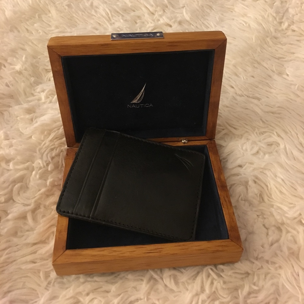 ⚡️⚡️💥Nautica Money Clip and Credit Card Holder