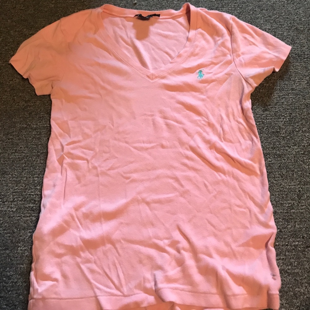 Light Pink Ralph Lauren Short Sleeve