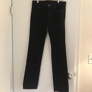 J Brand Black Jeans, Cigarette Leg, Size 30