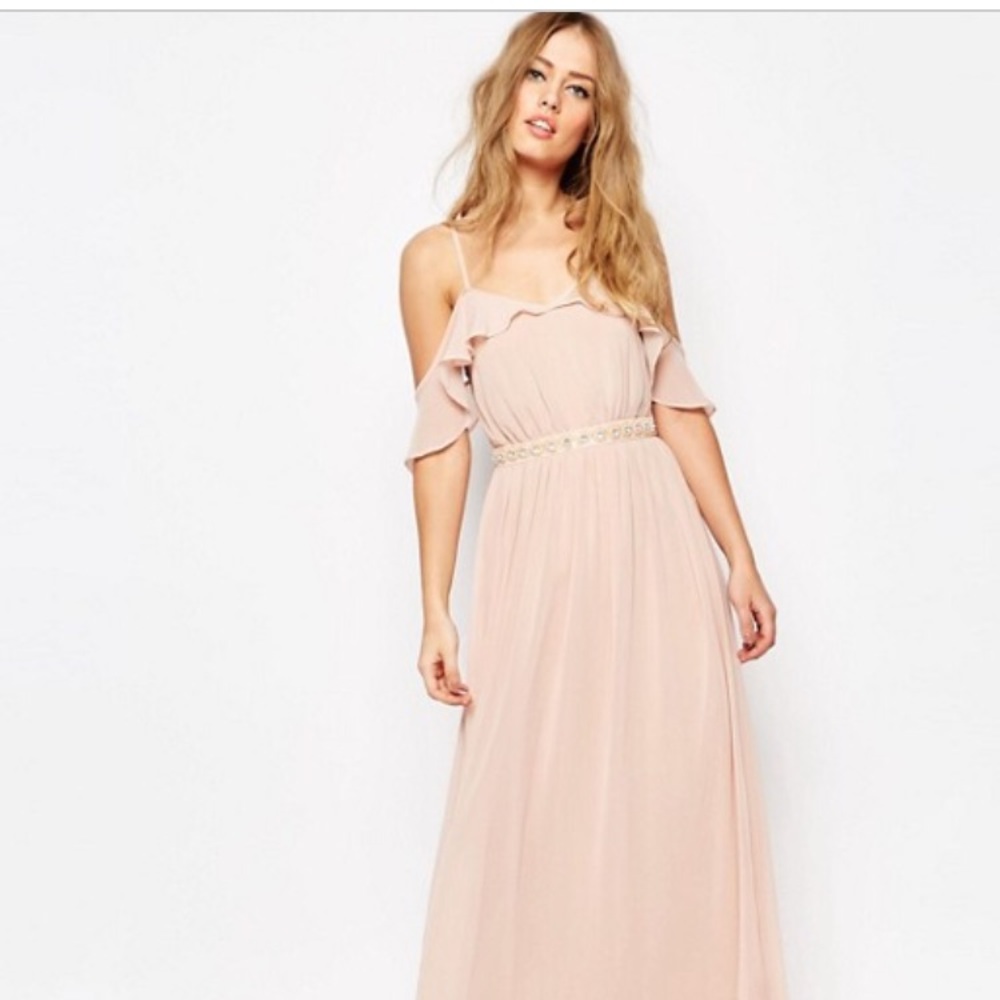 Cold Shoulder Maxi Dress