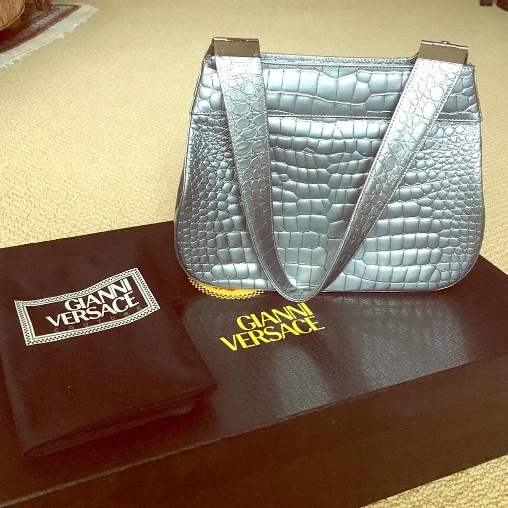 Crocodile Gianni Versace Purse