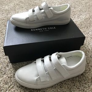 Kenneth Cole White Grip Tape Shoes