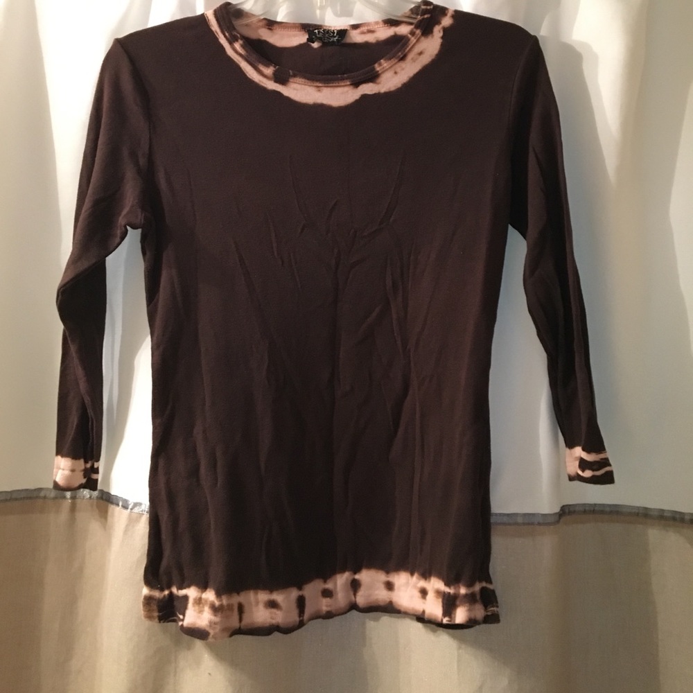 Tryst size small 3 quarter length sleeve top