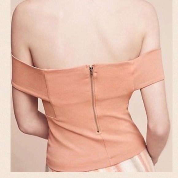 ❗️GONE 9/30❗️Anthropologie Ponte Off-Shoulder Top - Picture 4 of 7