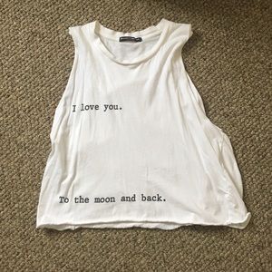 Brandy Melville cropped tank top