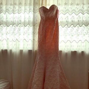 Plush pink dress